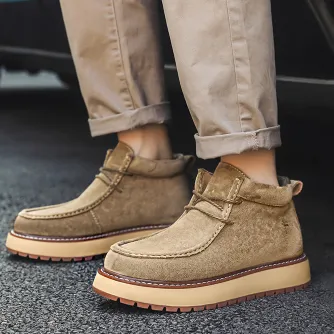 BRITISH STYLE HIGH-TOP GENUINE LEATHER MARTIN BOOTS GB-8902